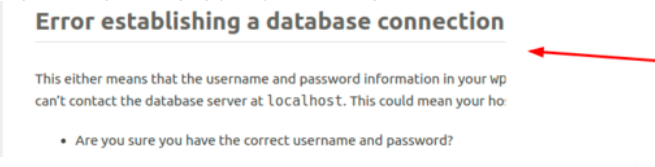 网页出现Error establishing a database connection是什么意思 如何解决